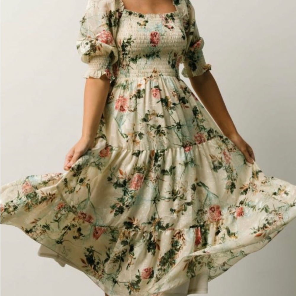 Baltic Born - Cottage Core Floral Midi. Never worn!